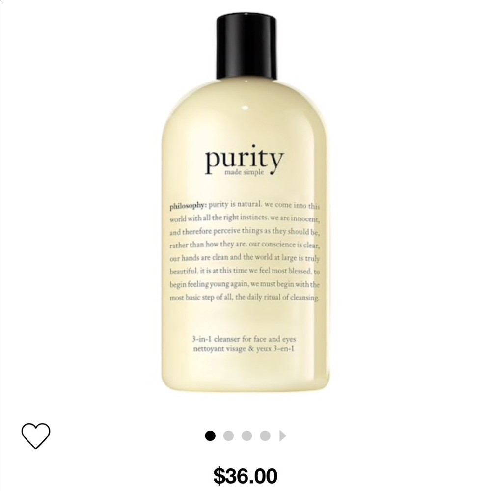 Philosophy Purity One Step Facial Cleanser 16ozNIB
